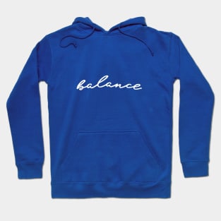 Balance the word Hoodie